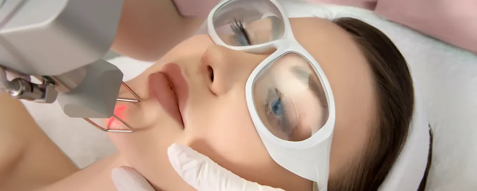 CO2 laser skin resurfacing treatment improving skin texture tone and acne scarring